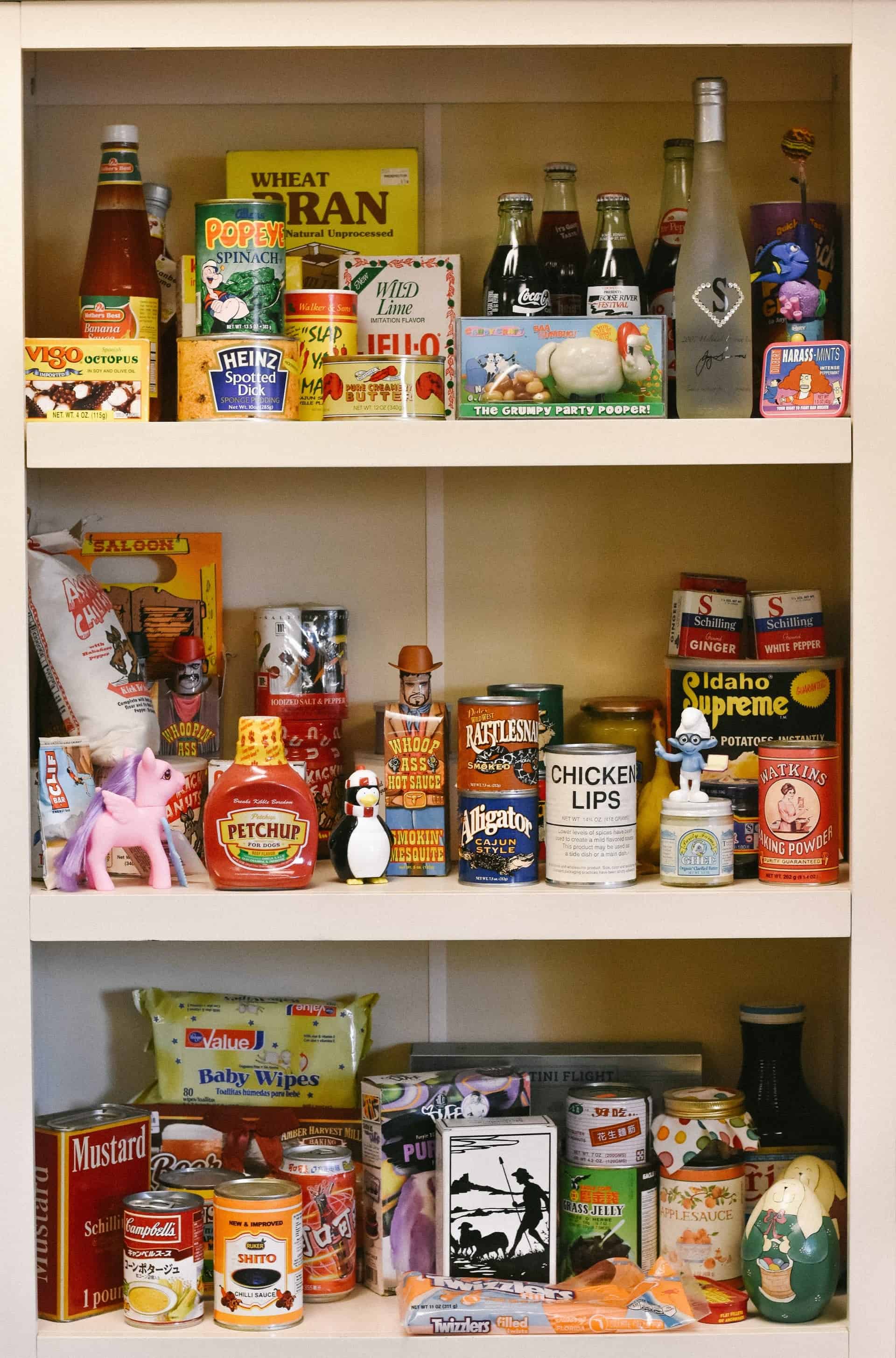 Your pantry is full of emergency food.