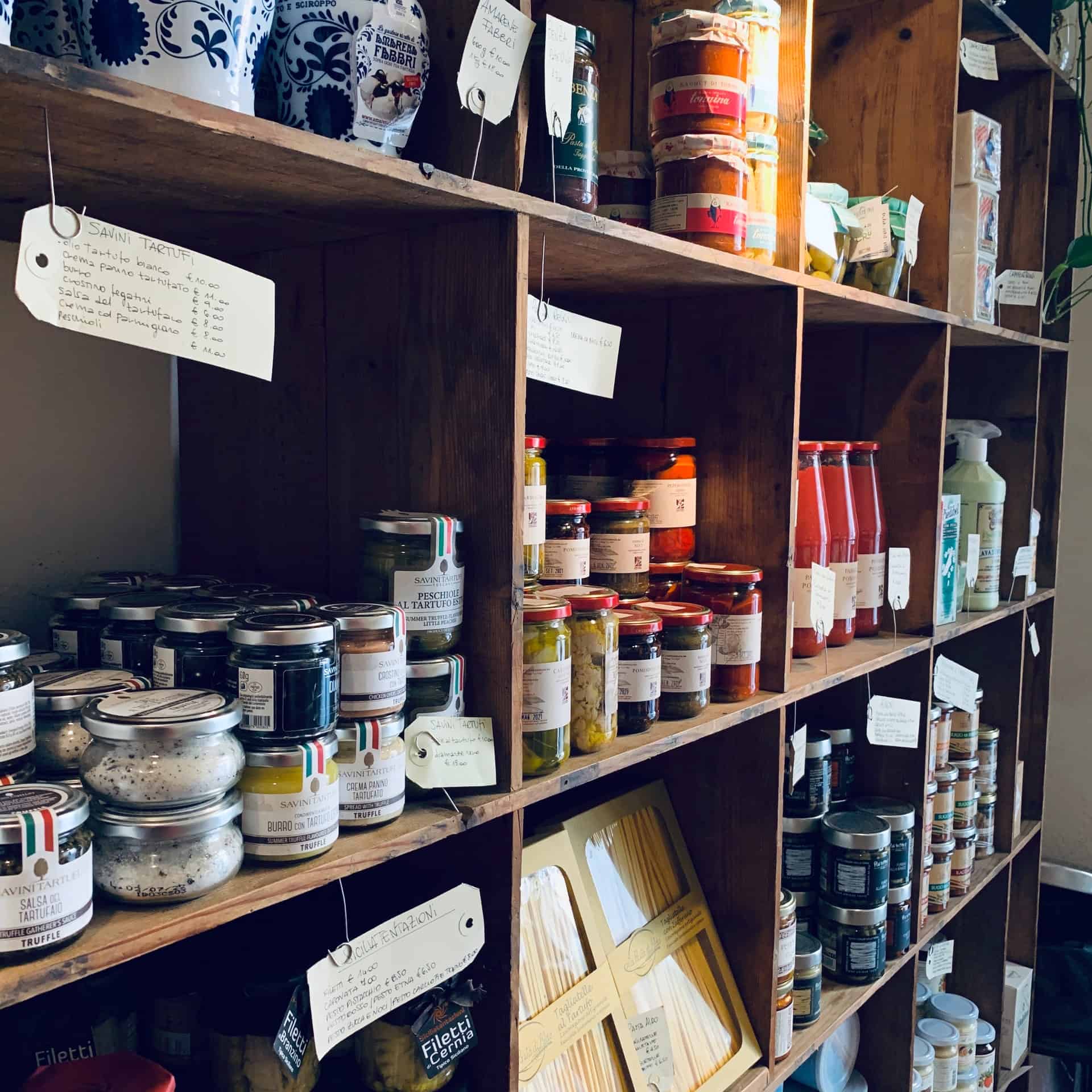 Emergency food from pantry