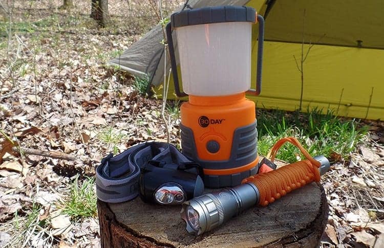 How is LED light life expectancy measured?