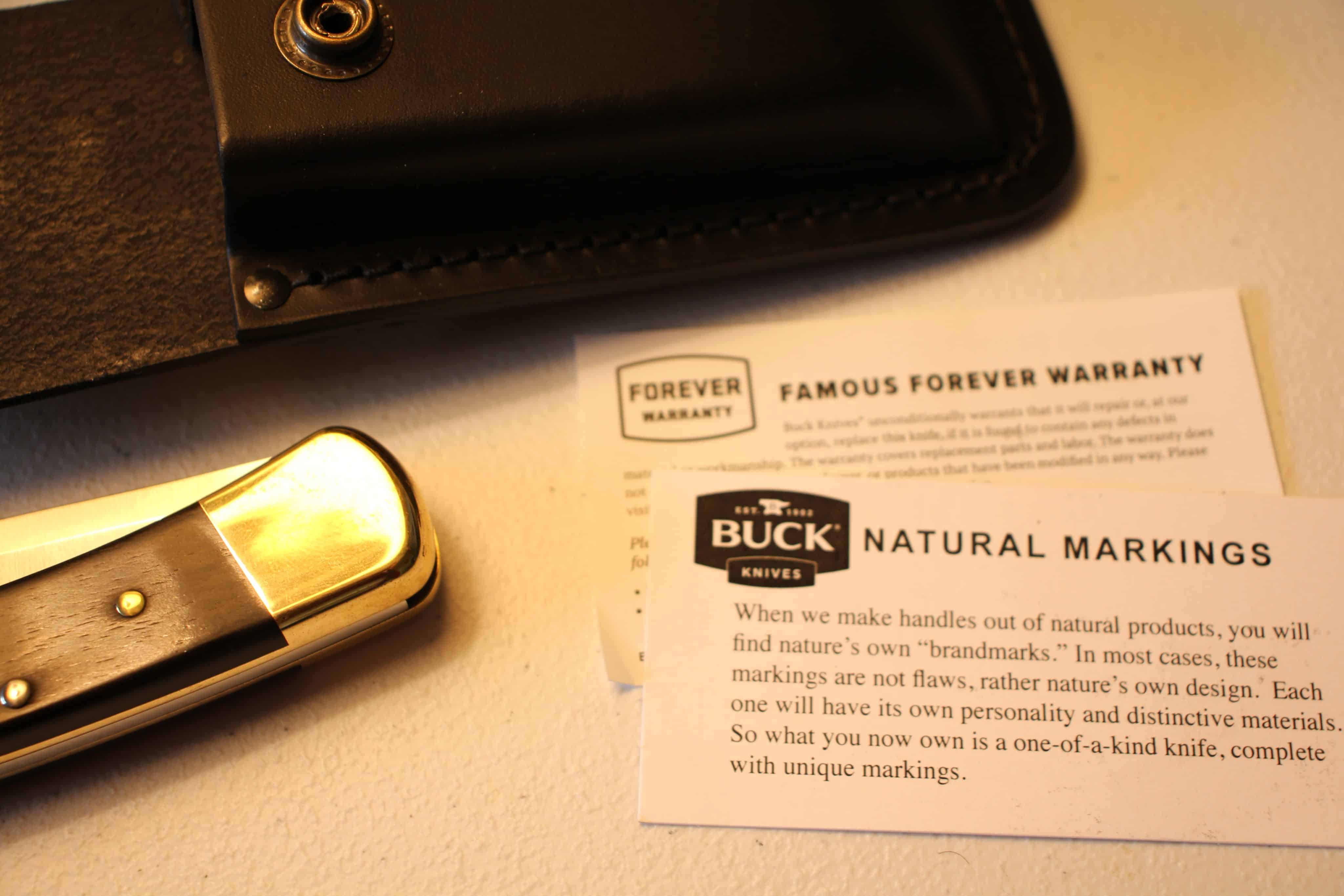 Buck Famous Forever Warranty